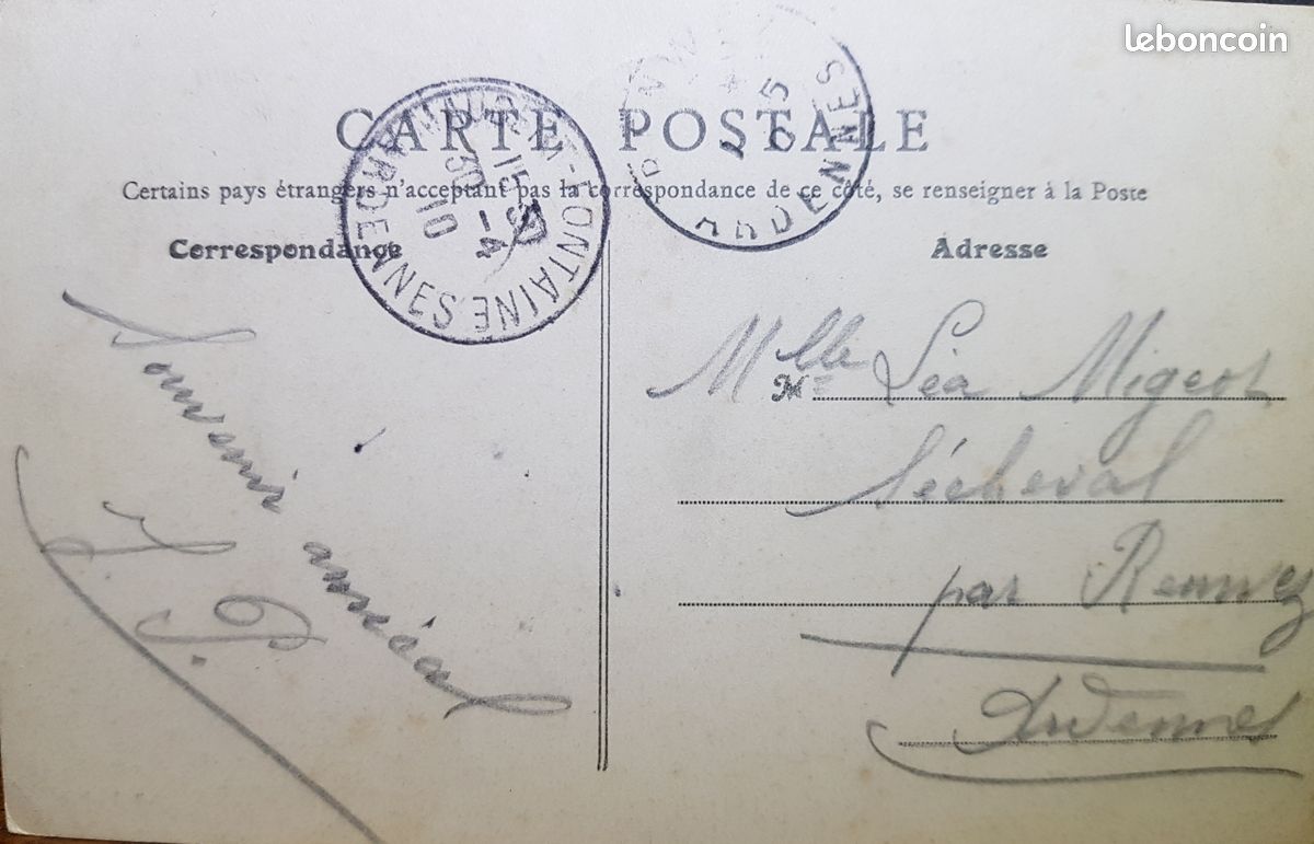 CPA CARTE POSTALE Patriotique Amour Femme Soldat 1923 EUR