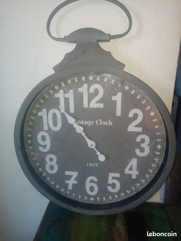 Horloge murale acier vintage GM 20 (image 1)