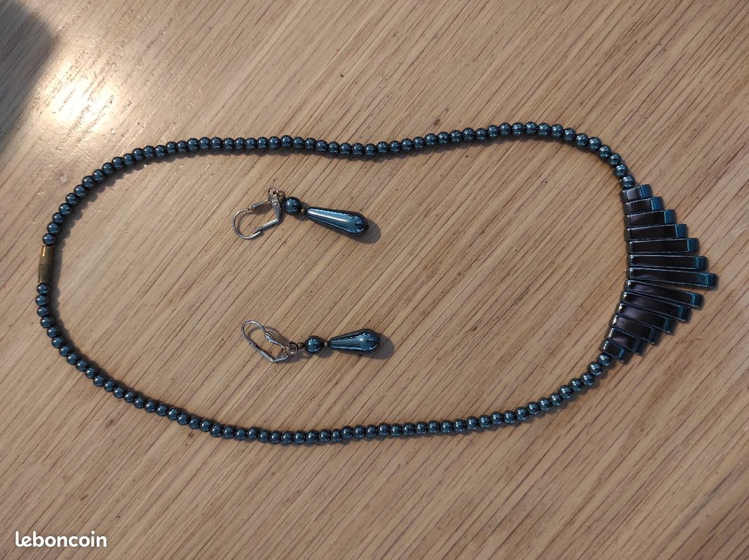 Collier tourmaline noire (image 1)