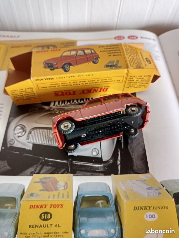 Dinky Toys ATLAS 518 - RENAULT 4 L Bleu - 1/43 - En BOITE d'Origine | . de