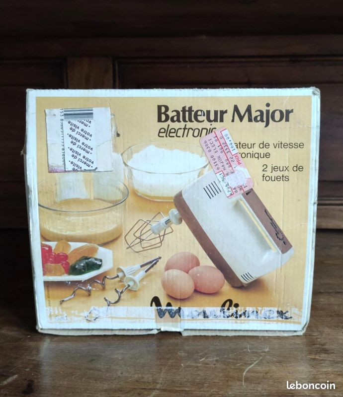 MELANGEUR BATTEUR ÉLECTRIQUE Moulinex Vintage 1960 EUR 15,00 - PicClick FR