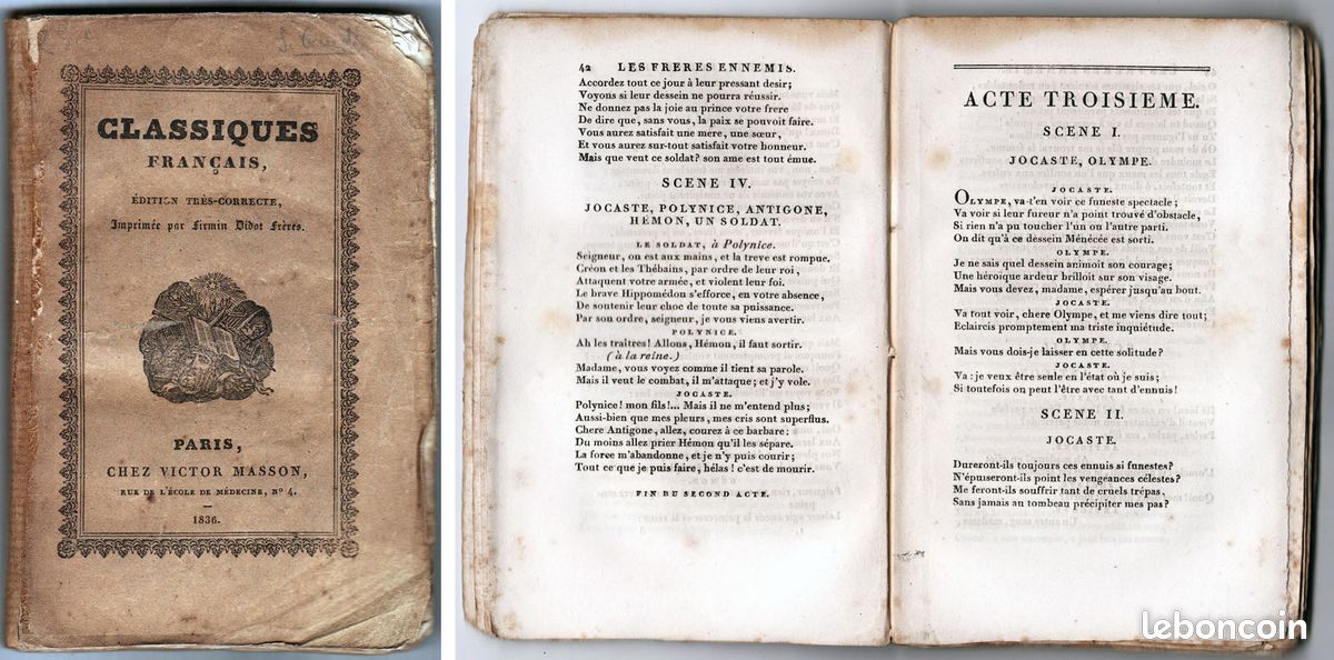 ŒUVRES DE JEAN RACINE - Tome premier - 1836 (image 1)