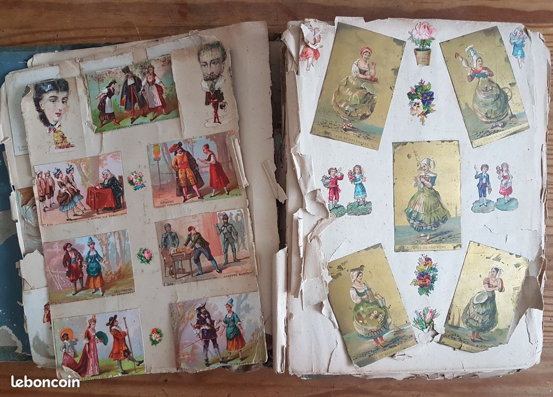 Ancien Album de Chromolithographies Publicitaires XIX Début XX éme (image 4)