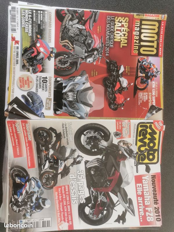 Lot de 25 revues moto magazine (image 1)