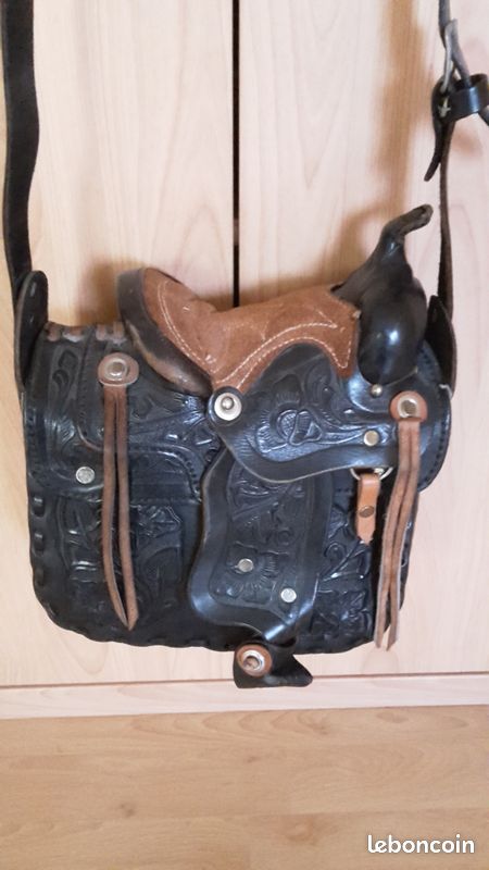 Sac à main country forme selle Western (image 3)