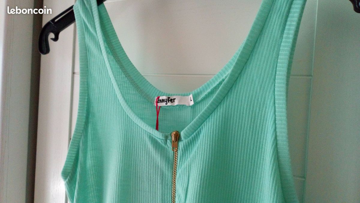 Débardeur côtelé Jennyfer - taille L - neuf avec étiquette (image 2)