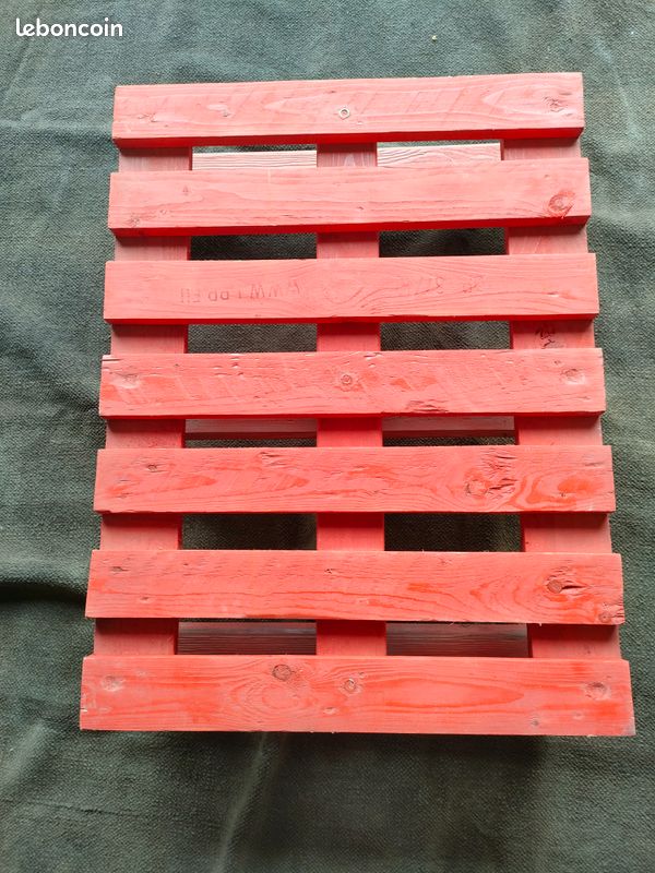 Table base sur roulette palette (image 1)