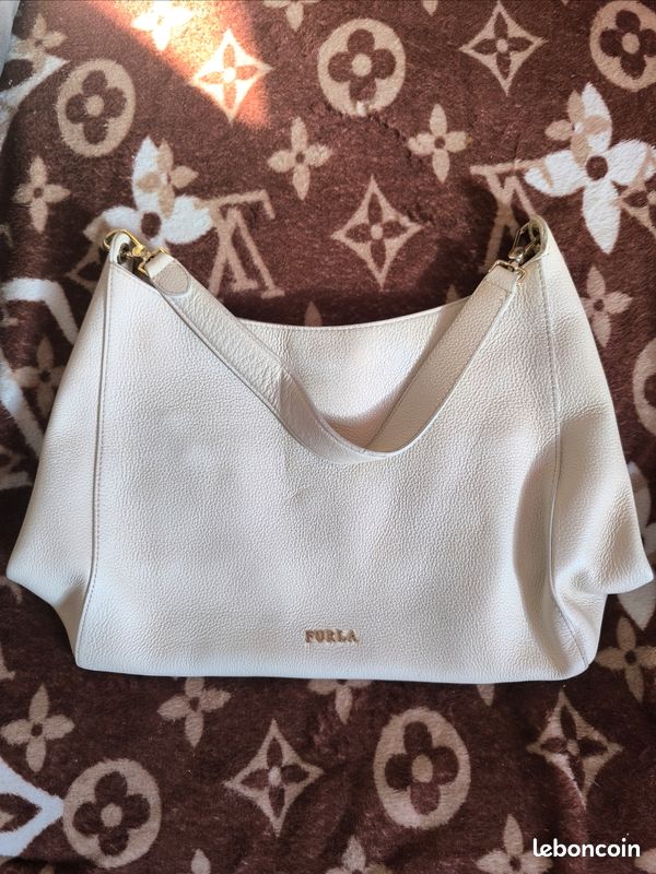 Sac Fourre-tout Furla En Cuir Ivoire/crème - Neuf Sans étiquette - Cuir Pleine Fleur - Pour Femme