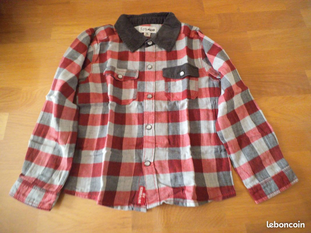 Chemise à manches longues de 3 ans (image 1)