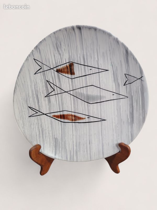 Service Niderviller "Aquarium" – 13 pièces – Vintage 1950 (image 1)