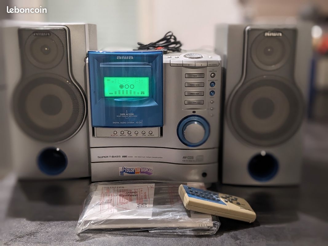 Télécommande Originale AIWA RC-ZAS01 - Pour Système Audio, Compatible Sony, Occasion Fonctionnelle