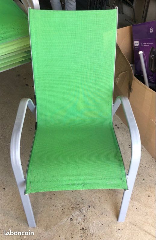 Lot de 8 fauteuils de jardin (image 1)