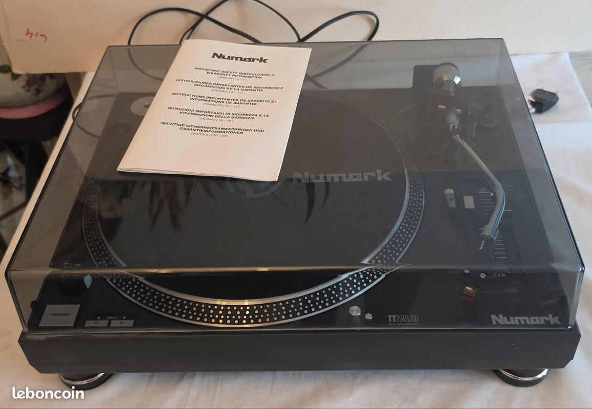 Platine vinyle à entraînement direct Numark TT250USB (image 4)