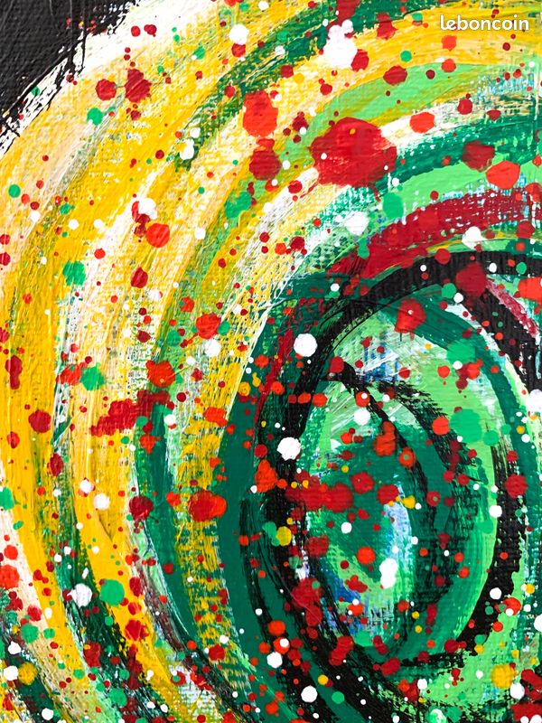 TONGUE - 81x117 cm - Peinture sur toile 2012 - Pop Street Art Contemporain (image 6)