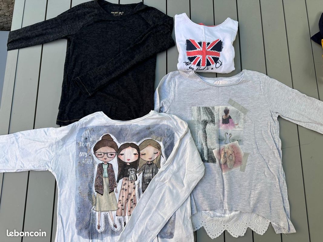 Lot vêtements été fille 10 ans (31 pièces) (image 5)