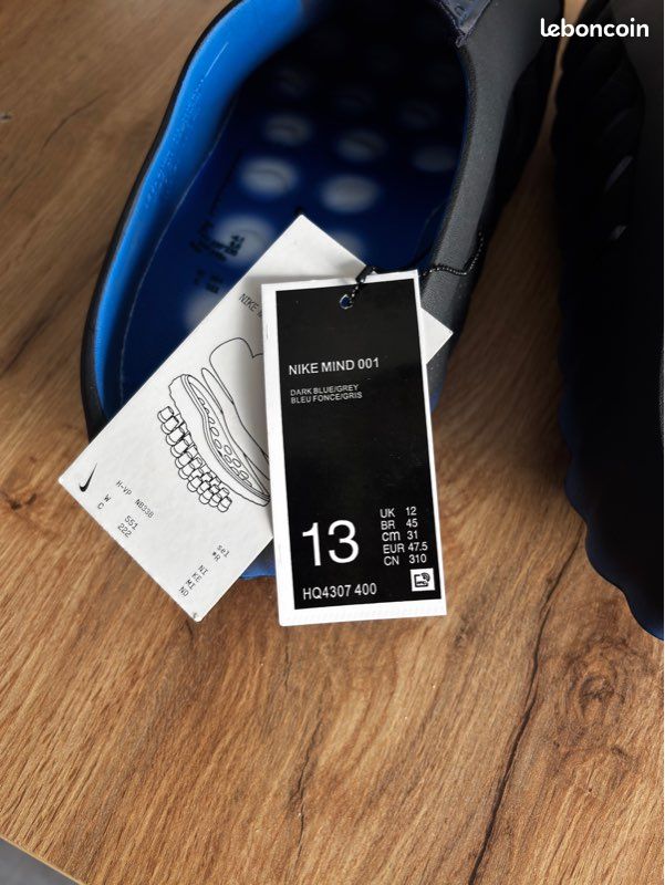 Nike Mind 001 « Game Royal » Dark Blue / Grey - Taille 47.5 13 US Neuves avec boîte (image 5)