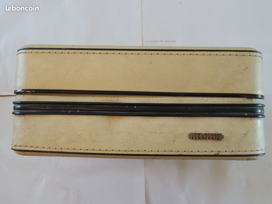 Lecteur CD de valise Tourne-disque Portable Valise, Vintage Marron