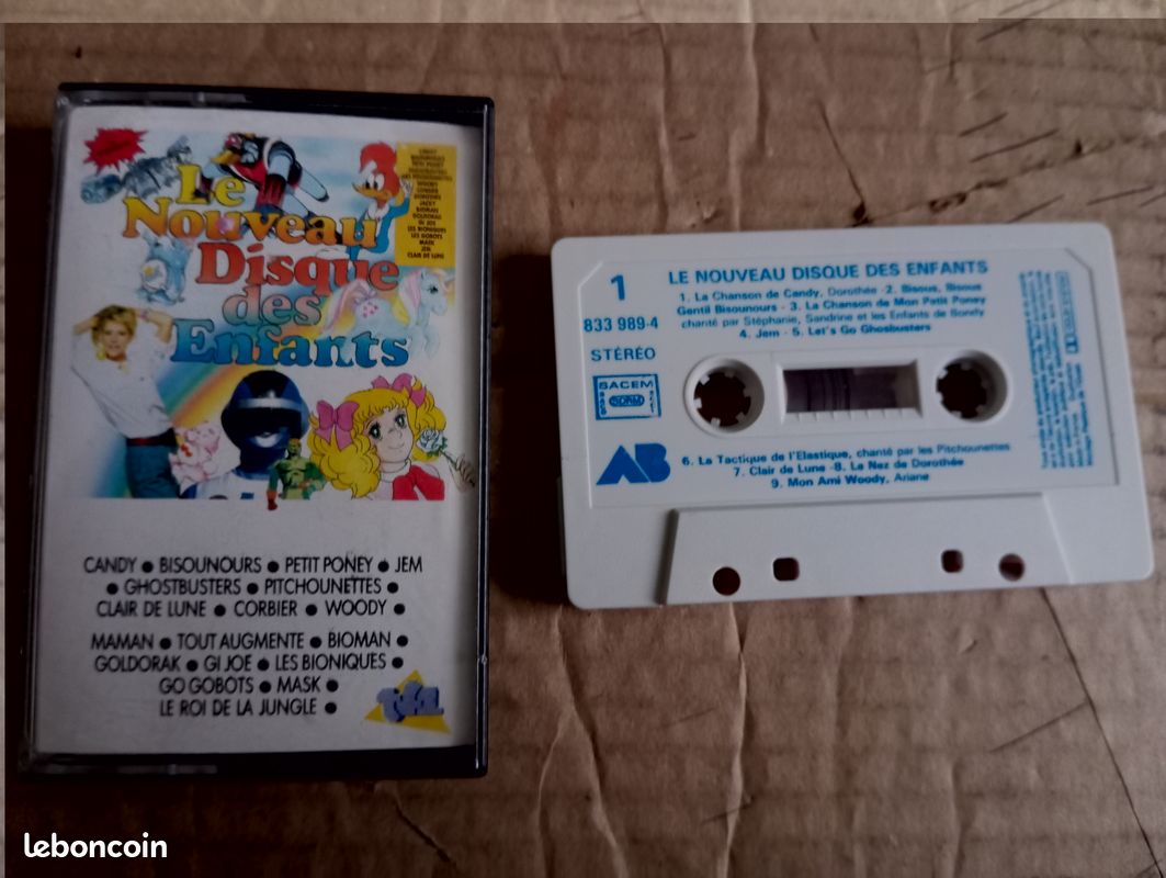Dorothee * Minet * Ariane *Cassette Audio * K7 * Le Nouveau Disque des Enfants * AB * Goldorak (image 1)