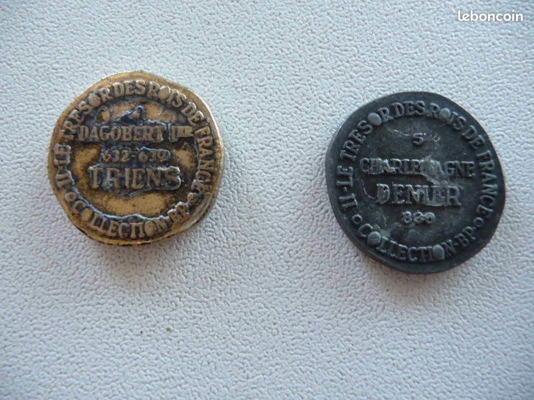 13 jetons Collection BP "Le Trésor des Rois de France" (image 3)