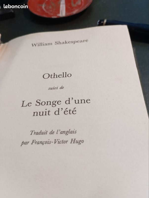 A.j. Cronin. Les cles du royaume.. W. Shakespeare le songe d'une nuit d'et6 (image 2)