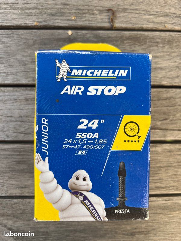 Chambre à air vélo Junior 24’’ Michelin (image 1)