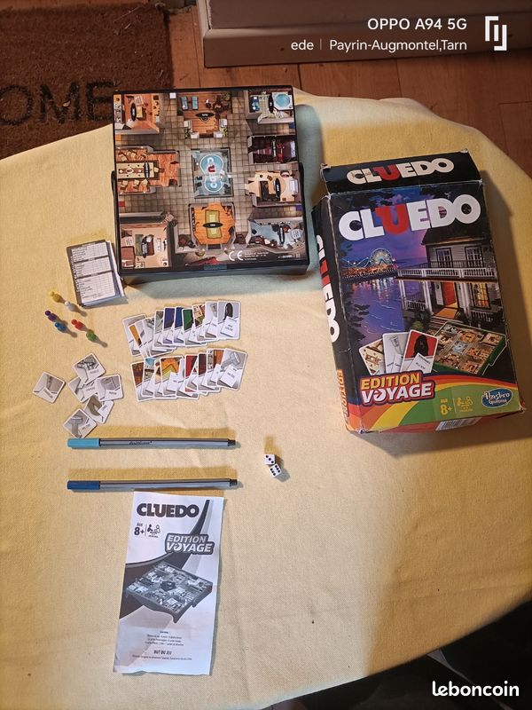 Jeu de société Cluedo voyage (image 2)