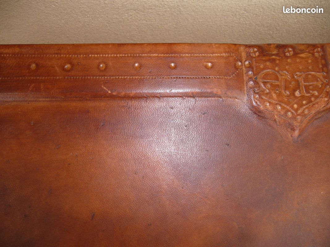 Grand sous-main de bureau en cuir (image 7)