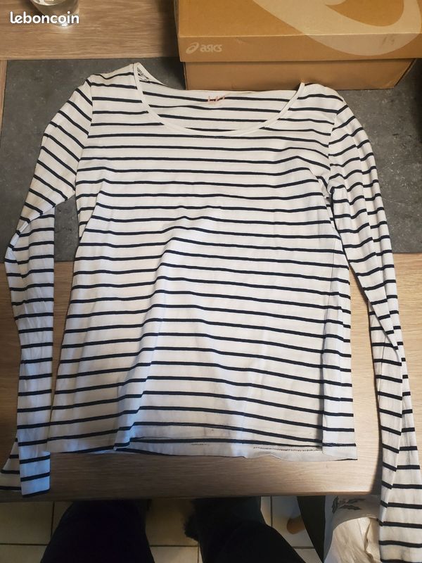 T shirt a manche longue rayer (image 1)