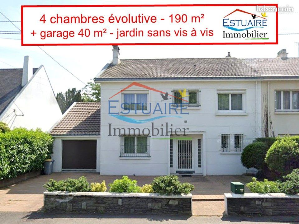 Maison 6 pièces 190 m² · à Saint-Herblain · 190 m² · 396 400 €