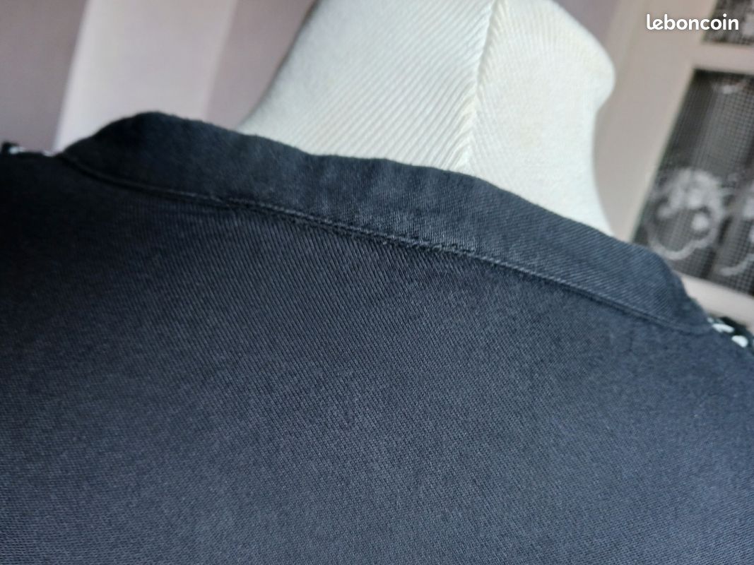 Robe xanaka cœurs noire et blanche (image 10)