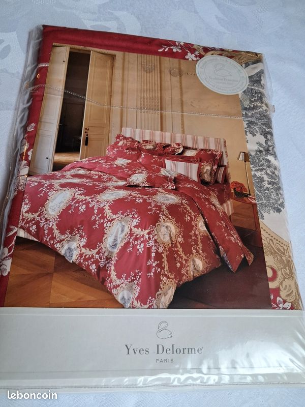 Housse de couette neuve 200 x 200 cm Yves Delorme (image 8)