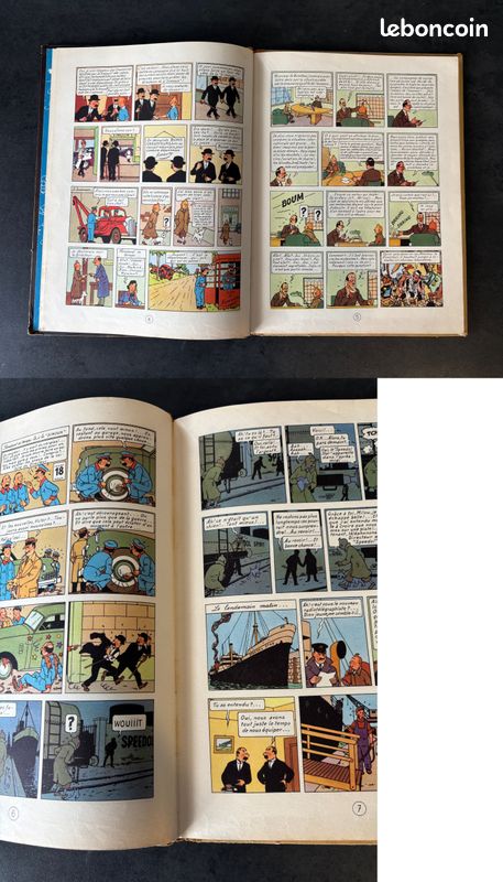 Tintin Au Pays De L'or Noir EO B4 De 1950 (image 7)