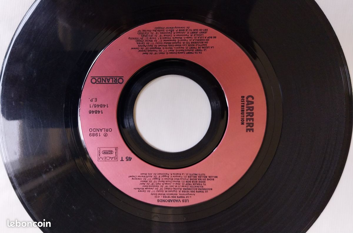 Disque vinyle 45T Les Vagabonds – Le Temps Des Yéyés (image 5)