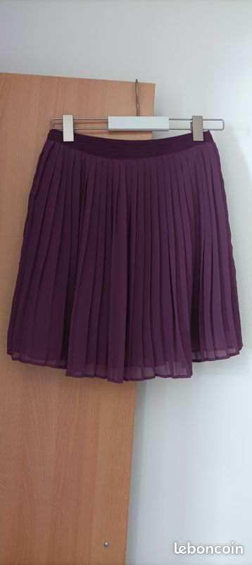 Jupe courte plissée femme/jeune femme taille S Uniqlo Vêtements