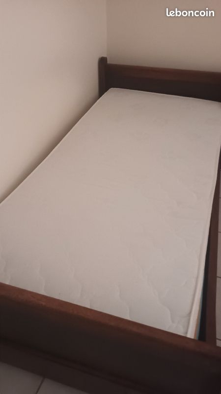 Lit Sommier et matelas en 90 cm (image 2)