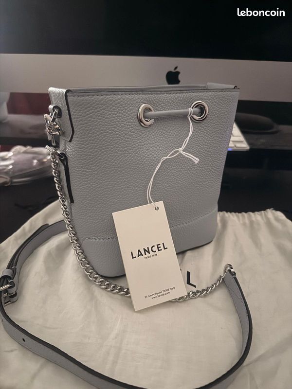 đ Sac seau Ninon mini â Lancel â Bleu ciel (image 3)