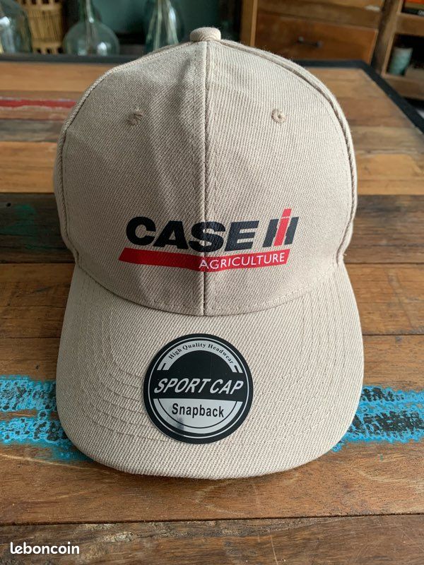 Case IH Chapeau Gris Vieilli Avec Écusson Logo IH - Taille Unique