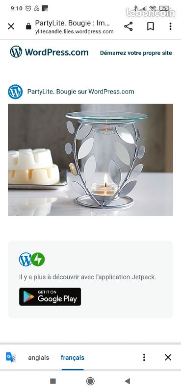 Chauffe parfum PartyLite neuf (image 1)