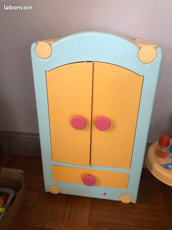 Ensemble jouets lit, armoire, dînette (image 5)