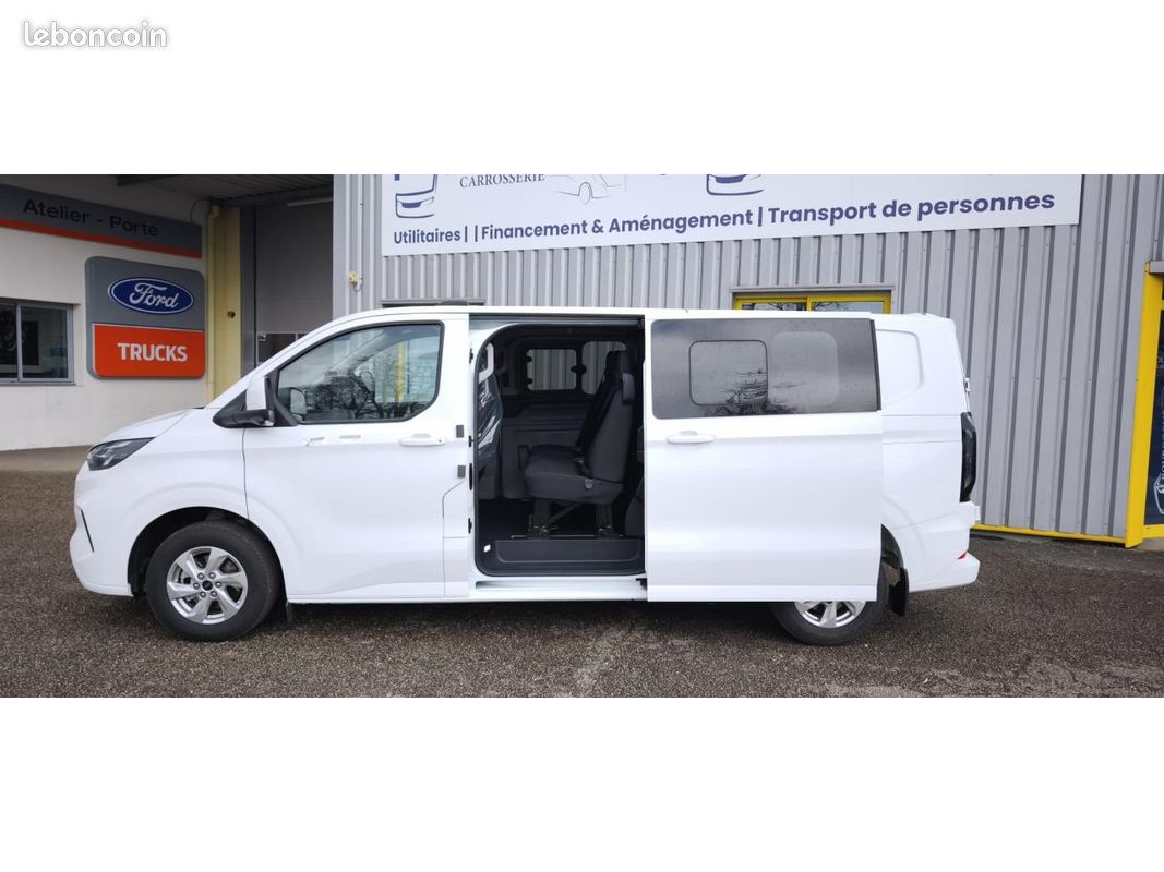 FORD TRANSIT CUSTOM 2.0 EcoBlue - 170 - BVA S&S CABINE APPROFONDIE (image 3)
