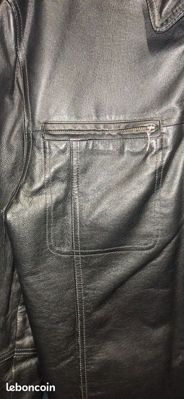Blouson de cuir homme taille 48 (image 6)