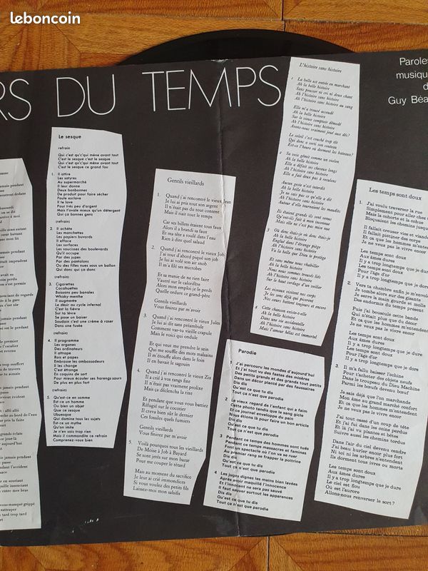 GUY BEART. Les couleurs du temps (image 2)