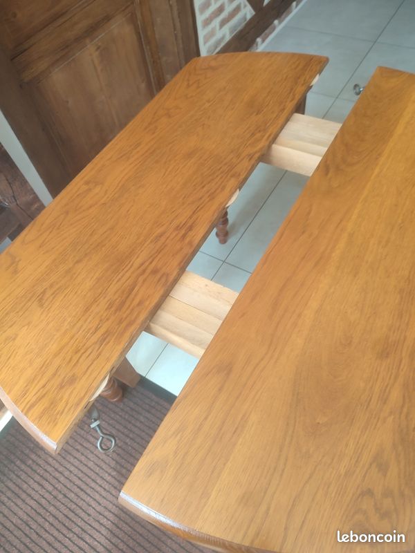 Table chêne avec deux allonges (image 5)