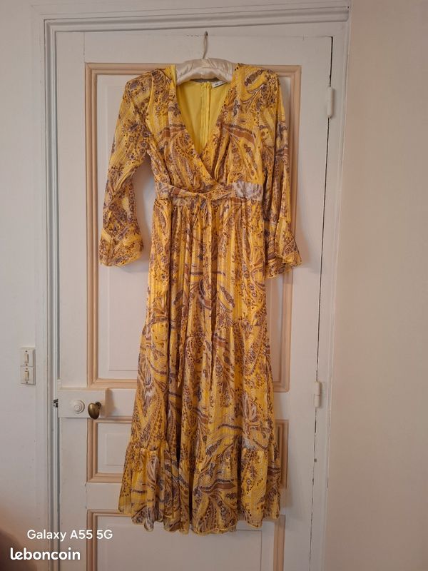 Robe longue imprimée Nina Kaufmann. Taille S mais taille 42 (image 3)