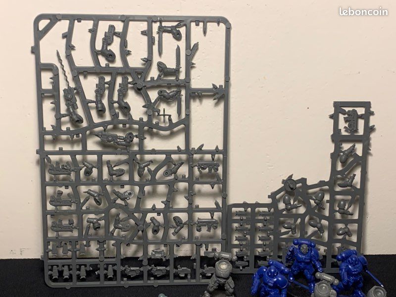 Lot Space Marines Warhammer 40k - Partiellement Montés/peints - Occasion
