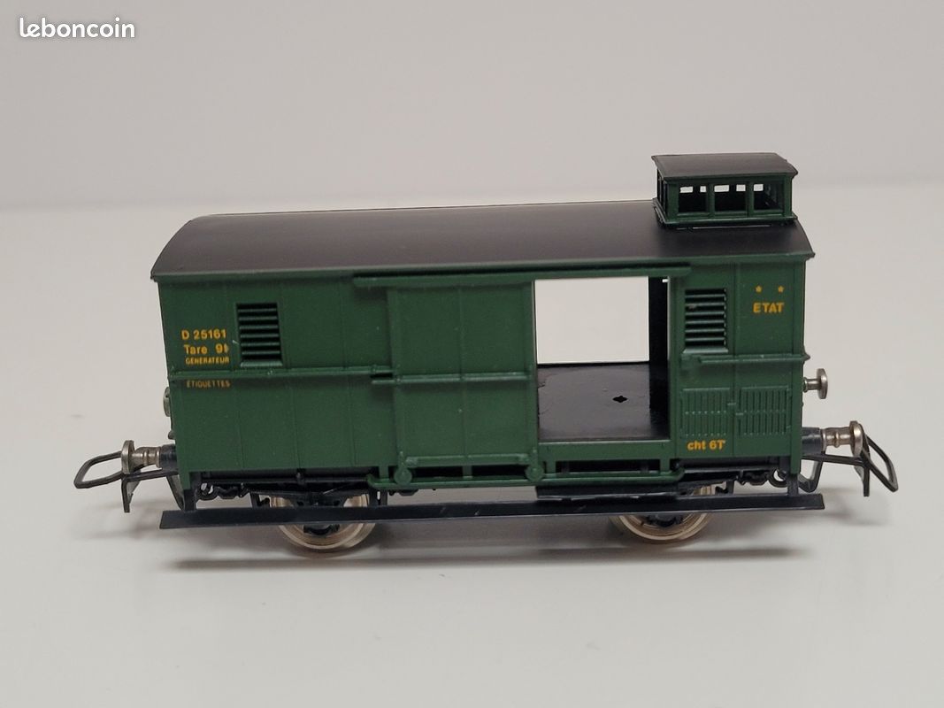 Wagonnet Draisine Jouef BA335 - Modèle De Train Miniature, Occasion En Bon état