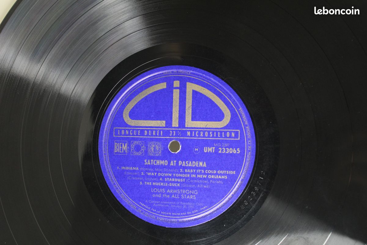 Vinyle Louis Armstrong And His All-Stars – Satchmo at Pasadena (image 13)