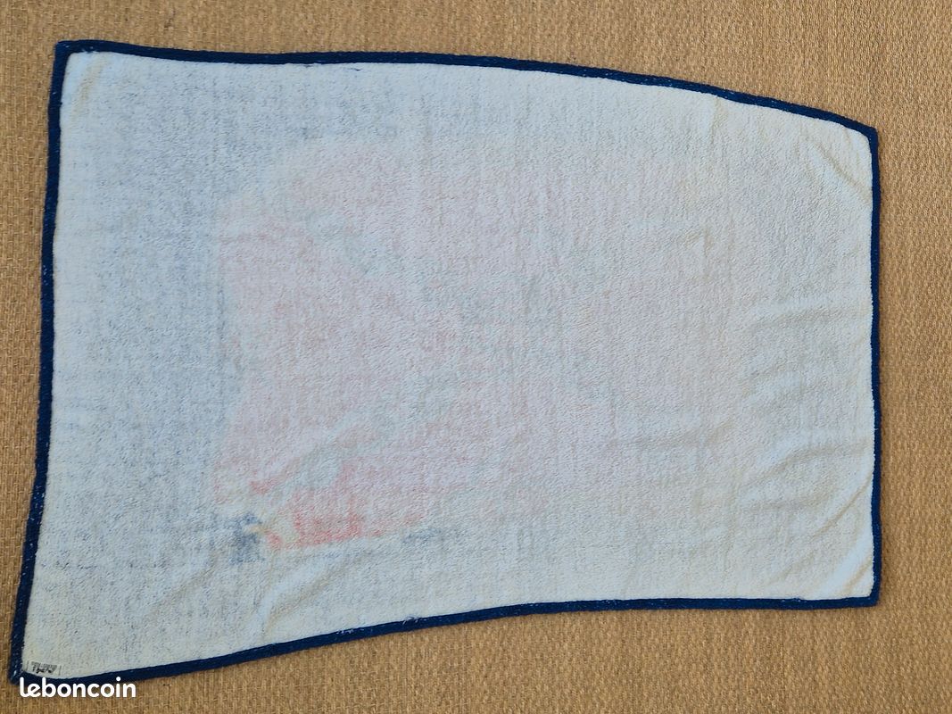 Serviette De Plage Vintage HERMÈS En Coton, Taille 12x12 Pouces, Multicolore - Occasion Bon état