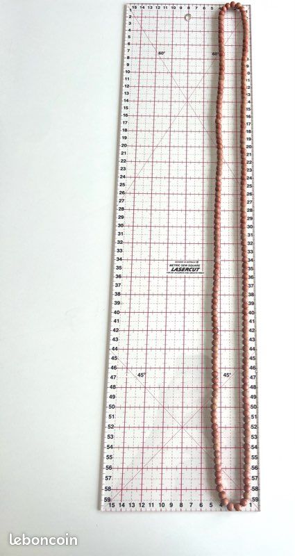 Collier sautoir en bois (image 3)