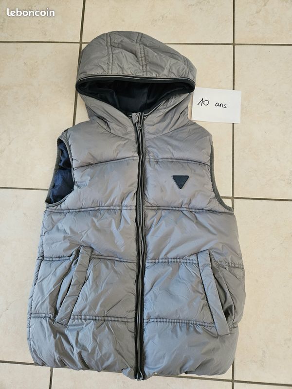 Parka Bleu Sergent Major Doudoune Sans Manche Tao Parka Garcon Tao